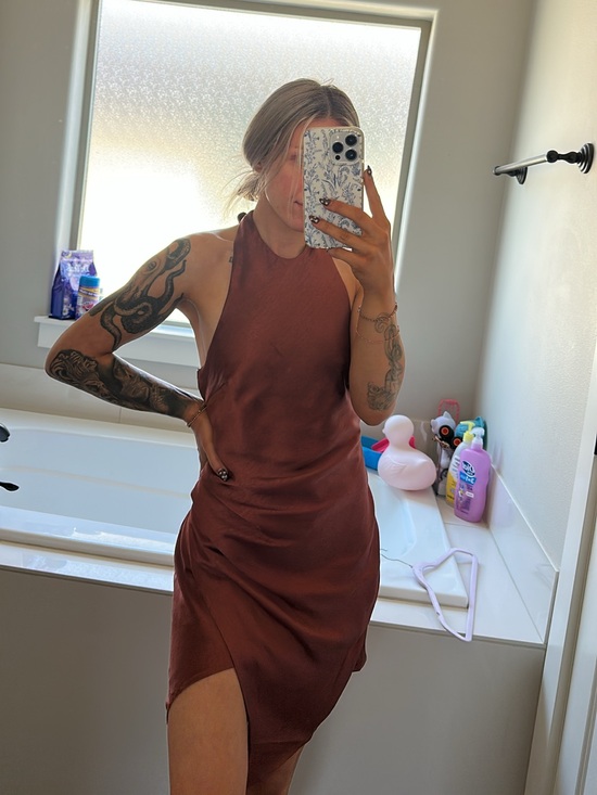 Hello Molly Dresses & Skirts - HELLO MOLLY HEAVY HEART DRESS CHOCOLATE